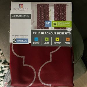 Blackout curtains